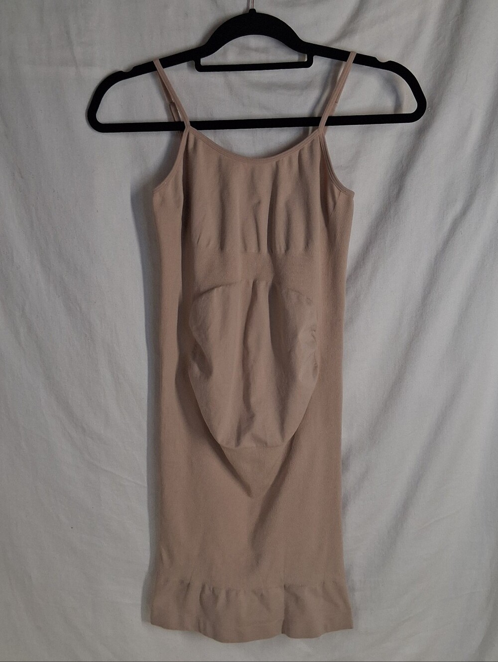 A Pea In The Pod Seamless Smoothing Slip Size Large Maternity Shapewear Nude Tan